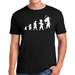 Evolution Of Dragon Ball T-Shirt Mens Funny Novelty Goku Z Anime Tee Top - Picture 1 of 13