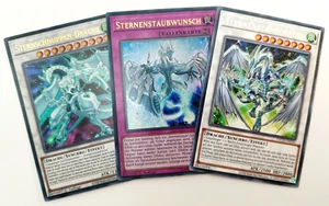 Yugioh Sternenstaubdrache + Sternschnuppen-Drache + Sternenstaubwunsch - Bild 1 von 2
