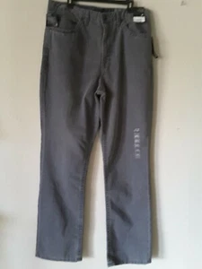 J. Ferrar Men's Gray Wash Jeans. 40×36. Relaxed Straight Leg. Classic Rise - Picture 1 of 8