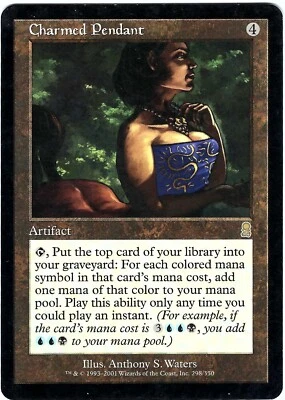 (2X) Charmed Pendant Odyssey Rare – MTG Magic the Gathering Card - Image 1 of 4
