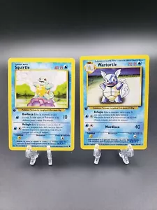Spanish Pokemon TCG 1st Edition Squirtle & Wartortle Base Set - Picture 1 of 2
