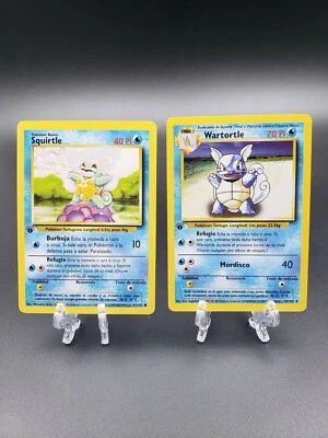 Spanish Pokemon TCG 1st Edition Squirtle & Wartortle Base Set - Image 1 of 2