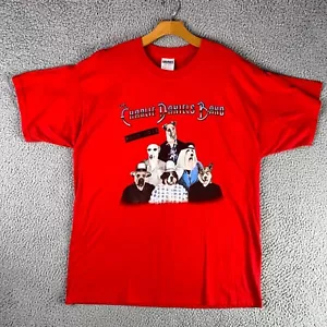 The Charlie Daniels Band Shirt Adult XL Red Concert Tour Signed Autographed Dogs - Picture 1 of 17