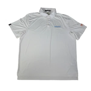 Polo Ralph Lauren RLX Polo Shirt Uomo 2XL Bianco Golf Golf Preppy Performance - Foto 1 di 9