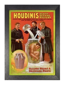 Houdini Milk Churn 2 Hungarian Born American Illusionist Stunt Performer Poster - Picture 1 of 3