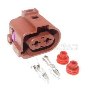 2 Pin For Audi A6 C6 Rear Electric Parking Brake Motor Connector Plug 3B0973752A - Picture 1 of 1