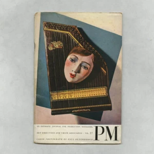 1936 Paul Outerbridge Surrealist Color Cover PM Magazine Linoleum Block Printing - Foto 1 di 6