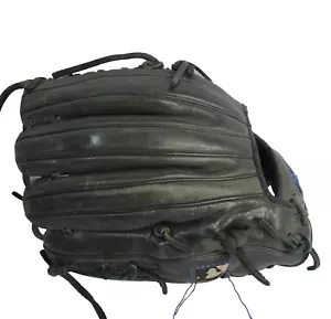 Guanti da baseball vintage Wilson 6-4-3 in pelle nera 11 3/4 - A12RB8155ADTF mano sinistra - Foto 1 di 24