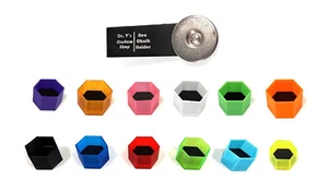 Dr. V's Magnetic Hexagon Chalk Holder - Fits Roku Chalk - Picture 1 of 39