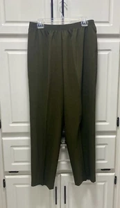 Women’s Alison Daley Pants Dark Olive Size 14 - Picture 1 of 2