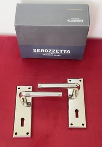 Carlisle Brass Lever Lock Door Handles Polished/Satin Nickel - SZR041PNSN - Picture 1 of 10
