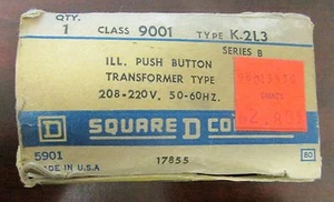 SQUARE D Illuminated Pilot Light 208-220V 9001 K 2L3 - Picture 1 of 2