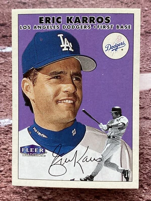Fleer Tradition Eric Karros #20 2000 Dodgers de Los Ángeles Foto 1 de 2