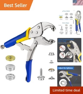 Effortless Snap Installation & Repair Tool Kit - 10 Sets of Metal Snaps Included - Picture 1 of 9