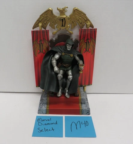 Doctor Doom Dr Chair Throne Diamond Select MARVEL LEGENDS Loose COMPLETE M40 Cover
