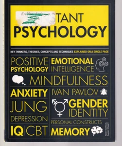 INSTANT PSYCHOLOGY: By Nicky Hayes & Sarah Tomley (2021 Trade paperback){F1} - Foto 1 di 5