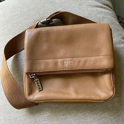 MAXX Nueva York Bolso de Cuero Vegano Correa Ajustable Bolso de Hombro Cuero Sintético Usado en Excelente Condición Foto 1 de 4