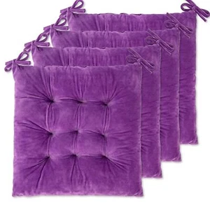 4 Pack Seat Cushion/Chair Cushion Pads for Dining Chairs, Office Chair, Floor... - Picture 1 of 7