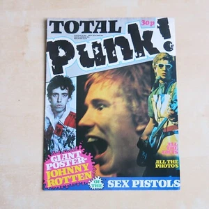 Total Punk UK original fold out poster magazine Sex Pistols The Damned Clash - Bild 1 von 7