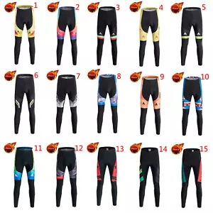 Miloto Men's Winter Cycling Fleece Pants Padded Thermal Cycle Biking Tights - Picture 1 of 33