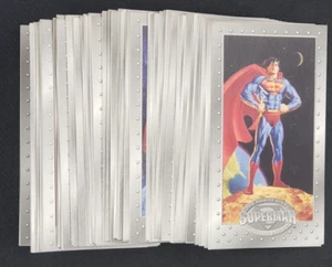 94 Skybox Superman Hombre de Acero Platino Set 1-90 Completo - Imagen 1 de 1