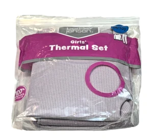 Berkley Jensen Thermal Set Girls 8-10 Orchid Petal Lavender Poly-Rayon-Span - Picture 1 of 4