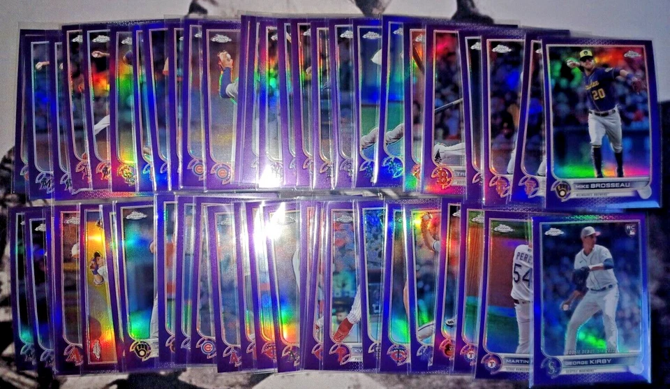2022 Topps Chrome PURPLE Parallels YOU PICK COMPLETE YOUR SET - Image 1 of 1