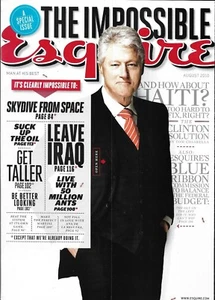 ESQUIRE Vol.154 Nr. 1 August 2010 Bill Clinton / The Impossible Issue - Bild 1 von 1