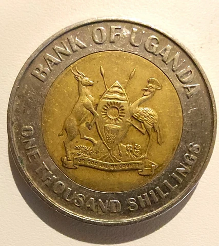 Uganda 1000 Shillings 2012 - XF - 50 Years of Independence Cover