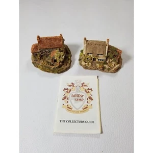 1985 Lilliput Lane Cottages Bay View Cobbler's Original Box Deed Set 2 Vintage - Picture 1 of 20