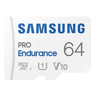 Samsung Pro Endurance 64GB 4K V10 100MB/s Micro SD SDXC Memory Card w Adapter - Picture 1 of 2