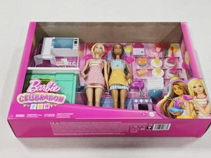 Barbie Celebración Divertido Hornear y Cocina con 2 Muñecas Juego - Imagen 1 de 6