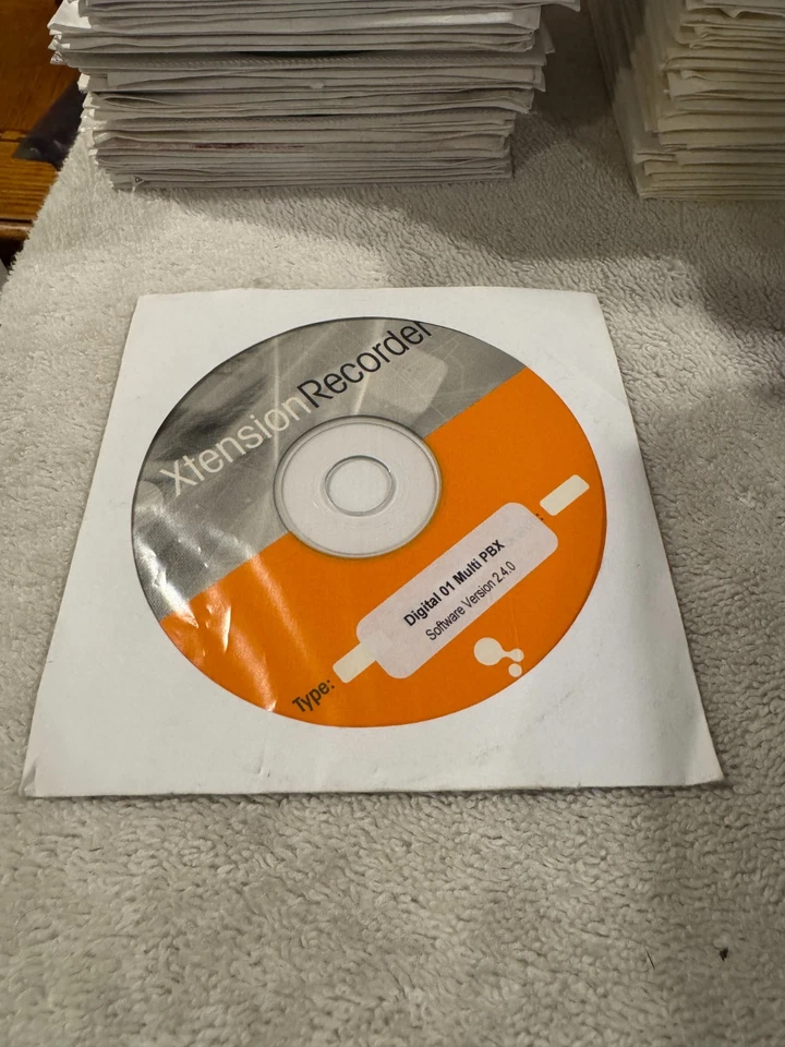 Xtension Recorder CD - Digital 01 Multi PBX Software V 2.4.0 - GOOD CONDITION!!! - Image 1 of 1