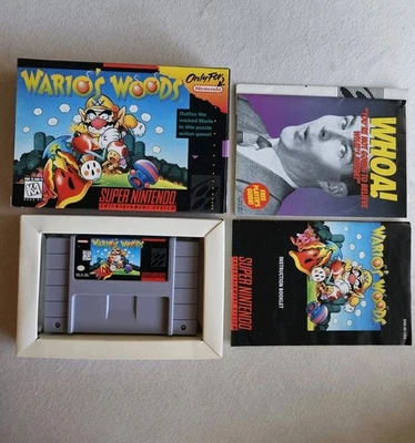 WARIO'S WOODS SNES SUPER NINTENDO COMPLETO EN CAJA CON INSERTOS Foto 1 de 4