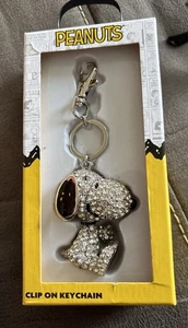 Nuevo en caja Llavero/Cartera con Clip de Cacahuetes Dije Estrás Cristal Adornado 3D - Imagen 1 de 4