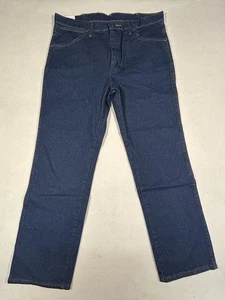 Pantalones de mezclilla Wrangler corte vaquero calce ajustado para hombre 34x30 396PWD nuevos - Imagen 1 de 10