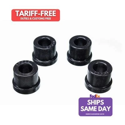 Energy Suspension 4.10103G, Juego de 4 bujes de piñón y cremallera de poliuretano negro  Foto 1 de 4