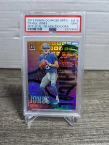 2019 PANINI DONRUSS OPTIC MYTHICAL BLACK PANDORA #M16 DANIEL JONES #/25 PSA 9 - Picture 1 of 2