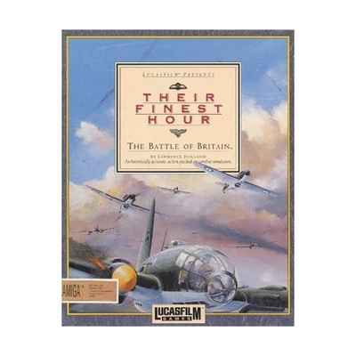 Lucasfilm Computer Warga  Their Finest Hour - The Battle of Britain (Atari VG+ - Image 1 of 2