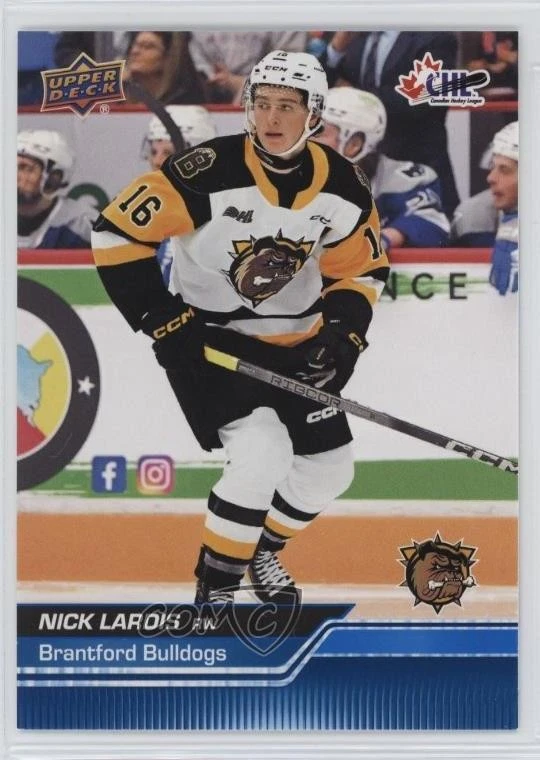 2023-24 Upper Deck CHL Blue Nick Lardis #268 - Image 1 of 2