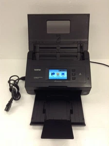 Brother ADS-2500W Wireless Document Scanner w/ADF & Touchscreen 23K Scans WORKS - Picture 1 of 10