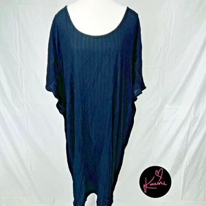 Anko Curve Midi Kaftan Dress Black Size 18 - Picture 1 of 6