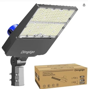 SECURITY LIGHT-36000LM-LED Parking Lot-Yard-SLIP-POLE Mount-240W-Dusk Dawn-IP66 - Picture 1 of 9
