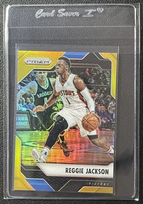 REGGIE JACKSON 2016-17 PANINI PRIZM #202 ORO 07/10 PISTONES Foto 1 de 2