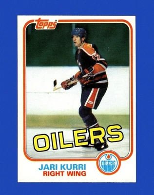 1981-82 Topps Set-Break # 18 Jari Kurri casi nuevo-como nuevo o mejor *GMCARDS* Foto 1 de 2