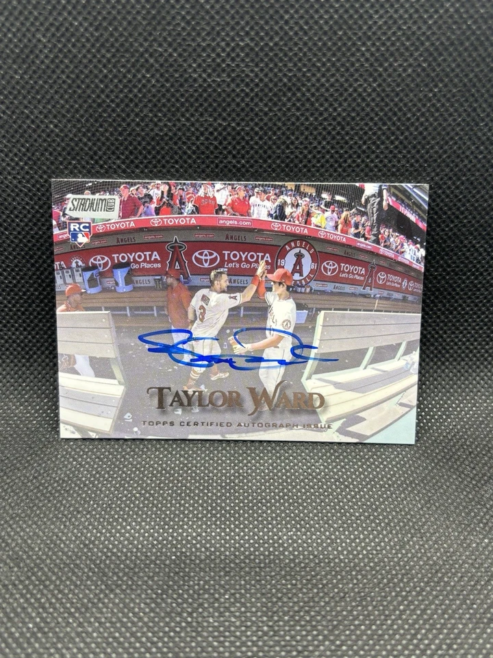 Taylor Ward 2019 Topps Stadium Club Rookie RC Auto With Ohtani Angels Mint - Image 1 of 2