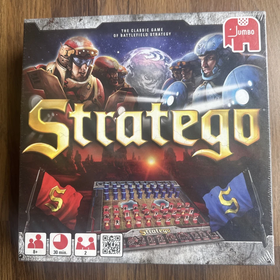 Stratego Sci-Fi Board Game Battlefield Strategy Classic game Jumbo Sealed  - Image 1 of 4
