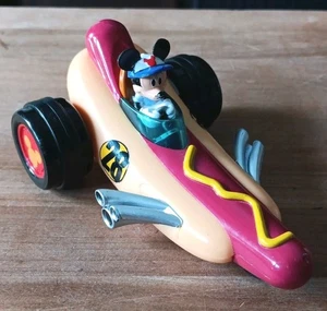 Disney Mickey Mouse Hot Dog Roadster 4.5” Pull Back N Go Racer Car Disney Store - Picture 1 of 6