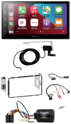Pioneer USB Bluetooth DAB Lenkrad 2DIN Autoradio für Nissan Qashqai J10 07-13 - Bild 1 von 4