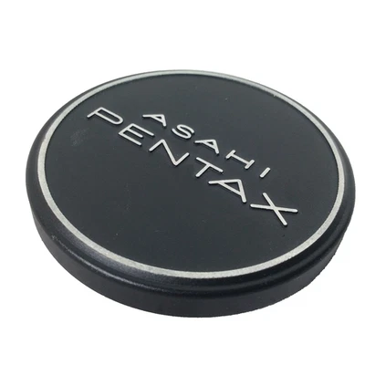 Genuine Asahi Pentax 49mm Push Fit On Metal Front Lens Cap for Takumar Lenses - Image 1 of 4